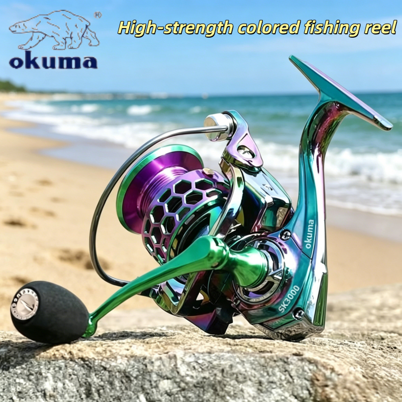 Trolling Reel - OKUMA-SK1000-6000 Rotating Fishing Reel 14+1BB 5.7:1