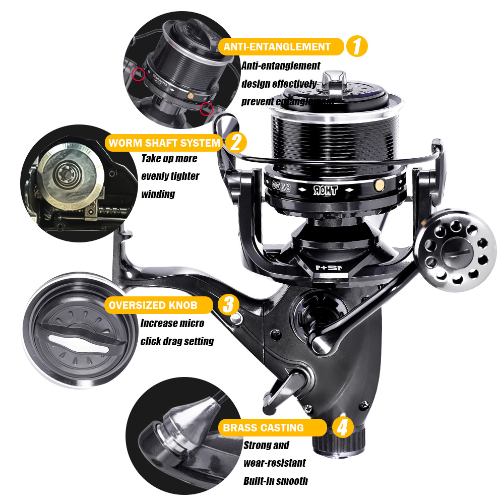 New Carp Fishing Reel Spinning - Reel Drag Knob avis et prix