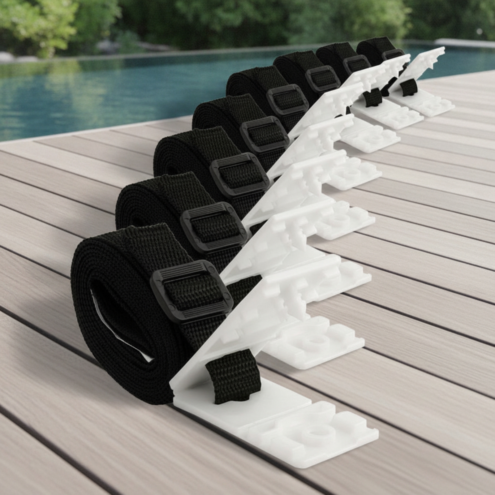 8 Pieces Solar Cover Reel Stra - Reel Cover avis et prix