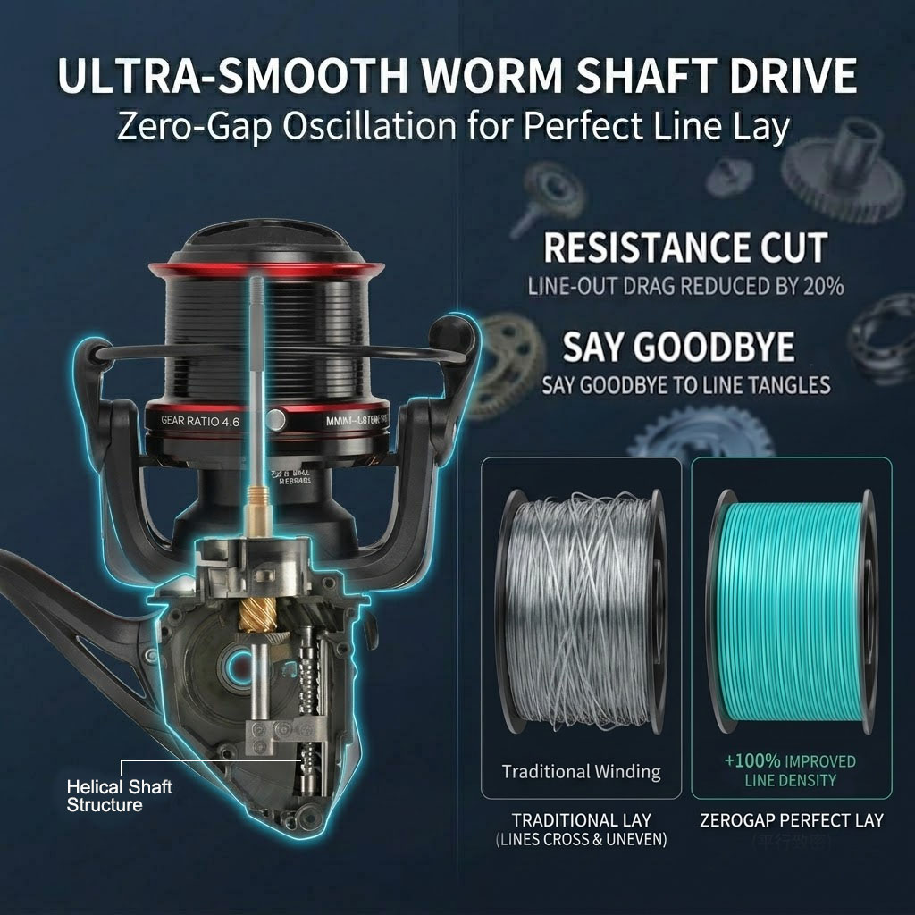CAZULO Long Cast Spinning Reel - Surf Reel avis et prix