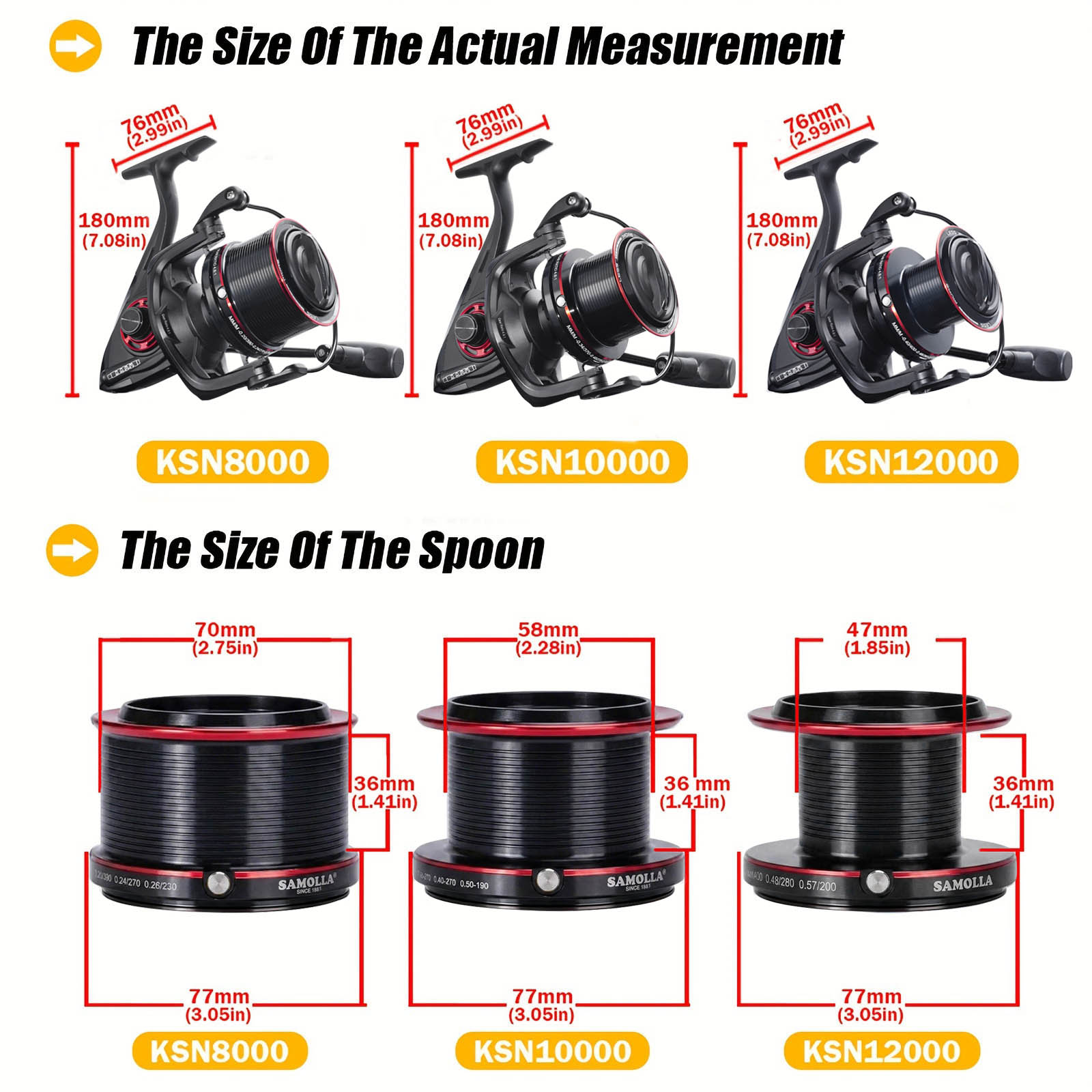 CAZULO Long Cast Spinning Reel - Surf Reel avis et prix