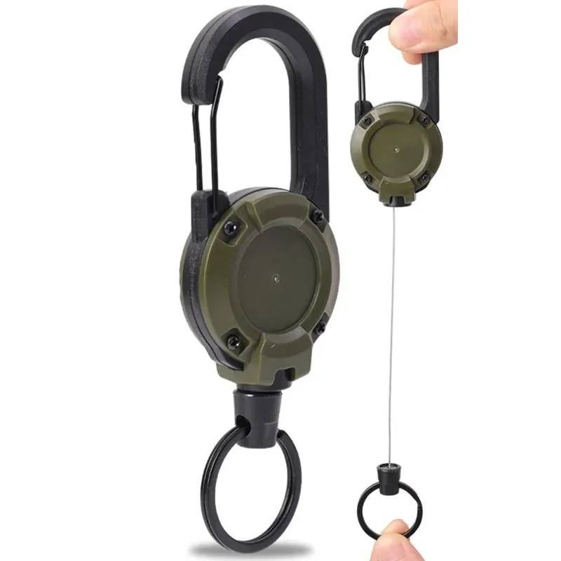 Tactical Retractable Carabiner - Conventional Reel avis et prix