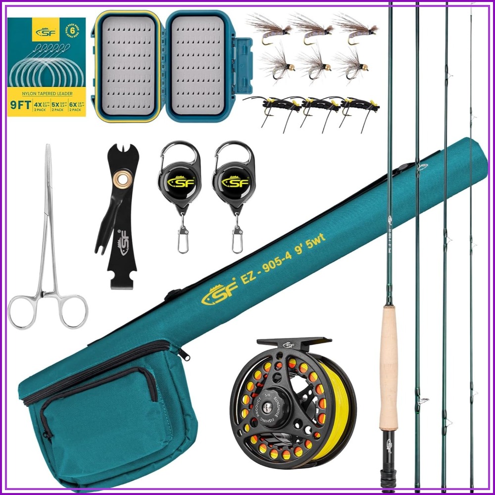 Fly Fishing Rod Combo Starter  - Fly Reel avis et prix