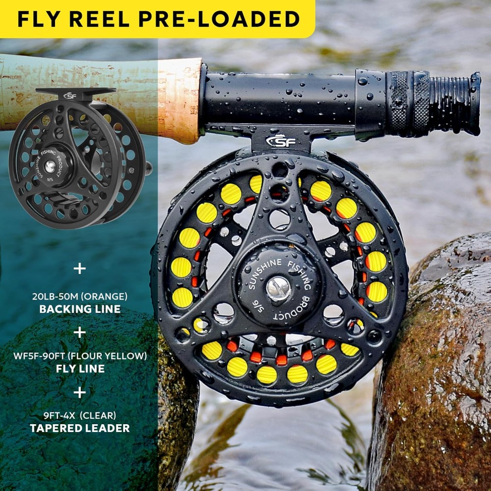 Fly Fishing Rod Combo Starter  - Fly Reel avis et prix