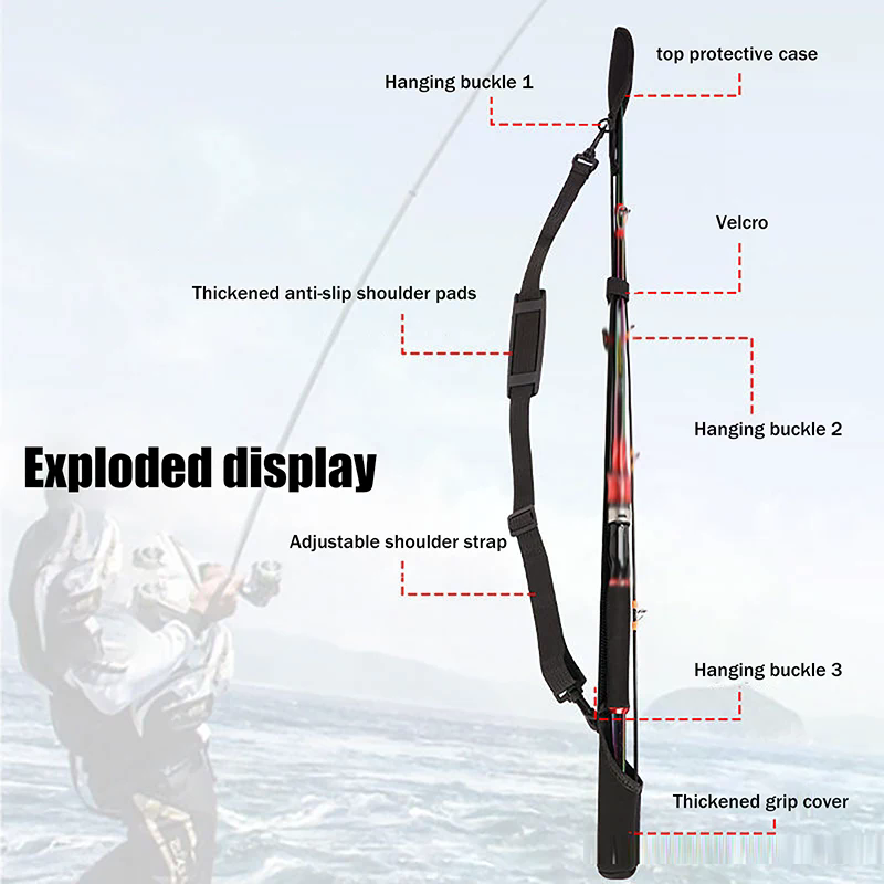 Adjustable Fishing Rod Storage - Reel Cover avis et prix