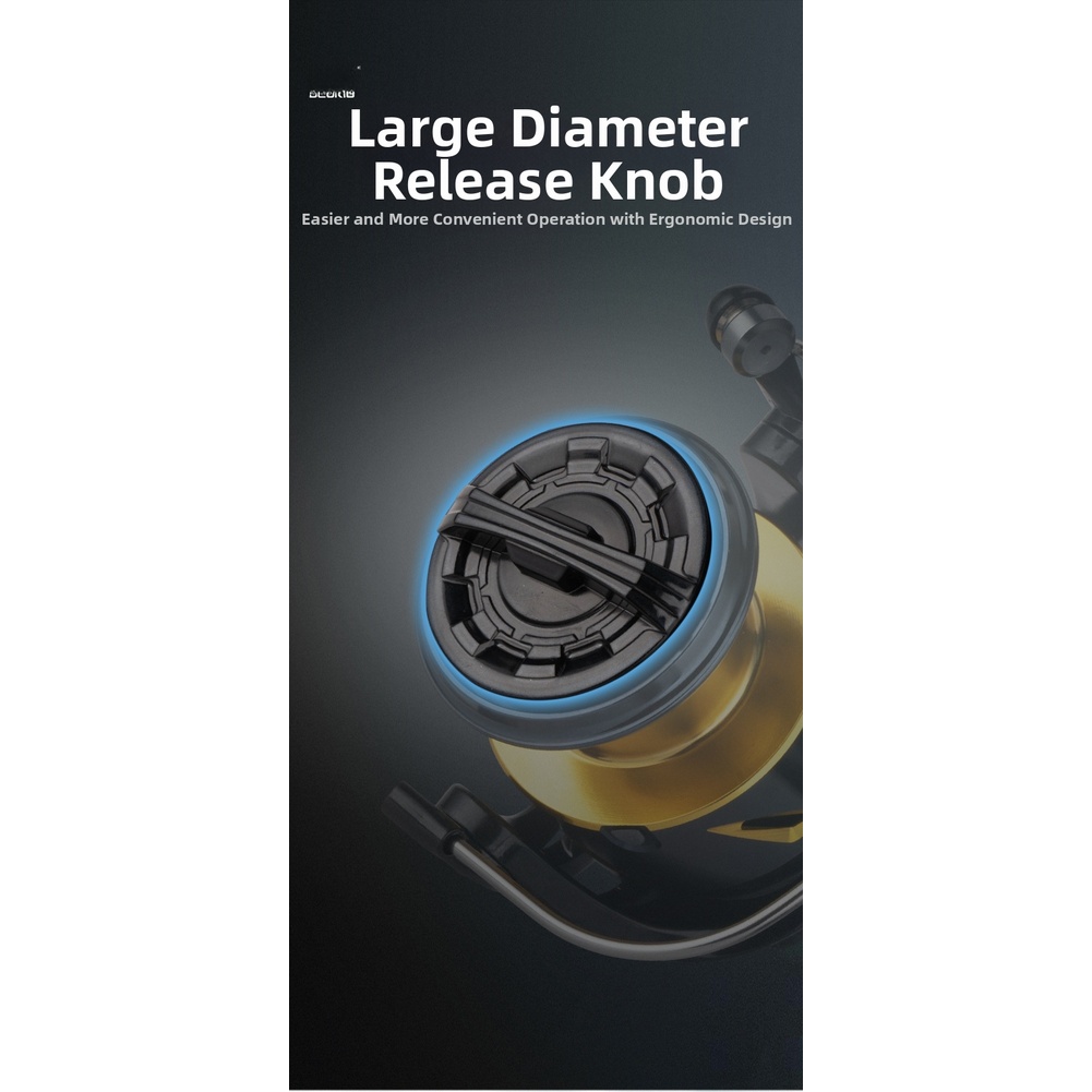 Metal Spool Fishing Reel with  - Reel Drag Knob avis et prix