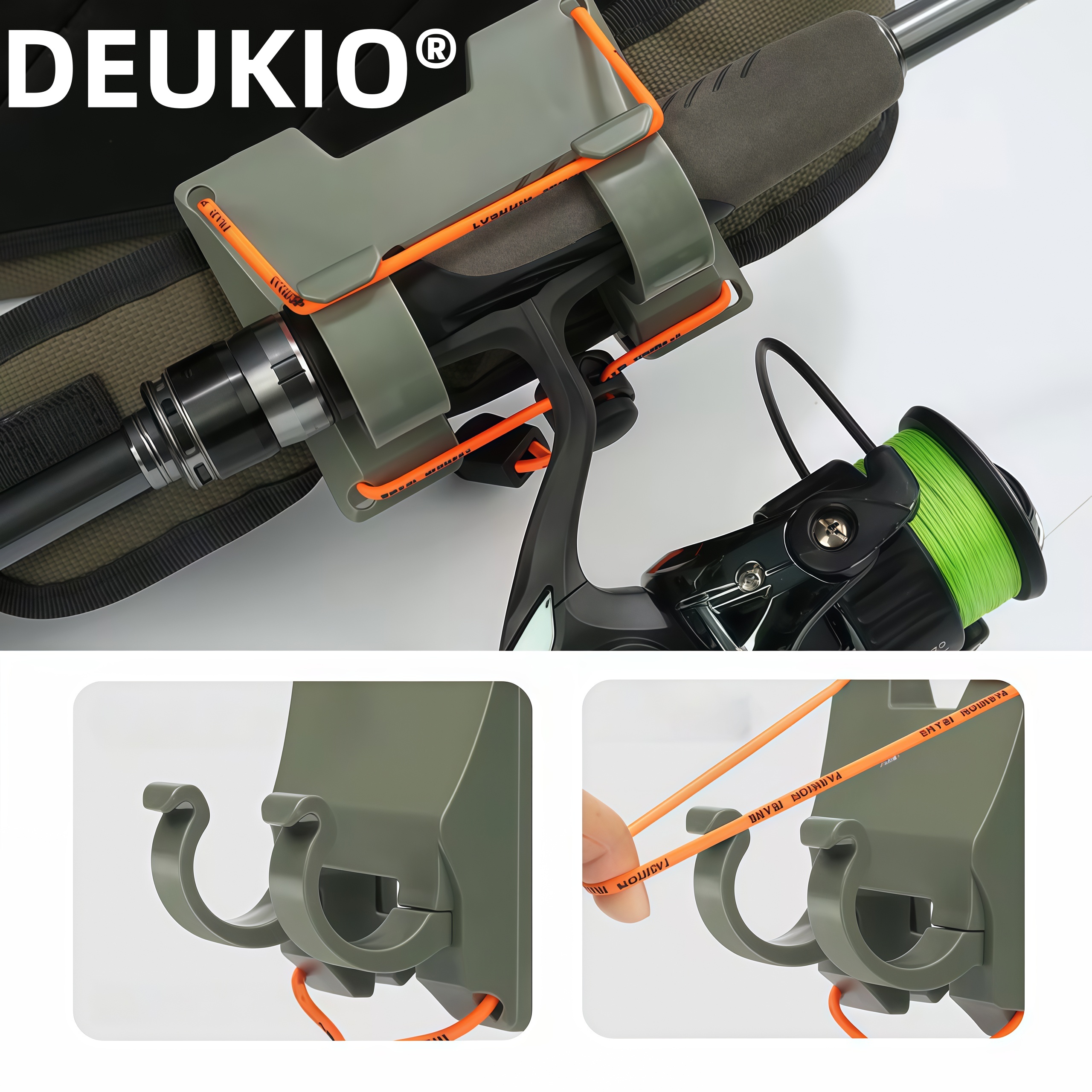 DEUKIO Outdoor Belt Clip Rod H - Fly Reel avis et prix