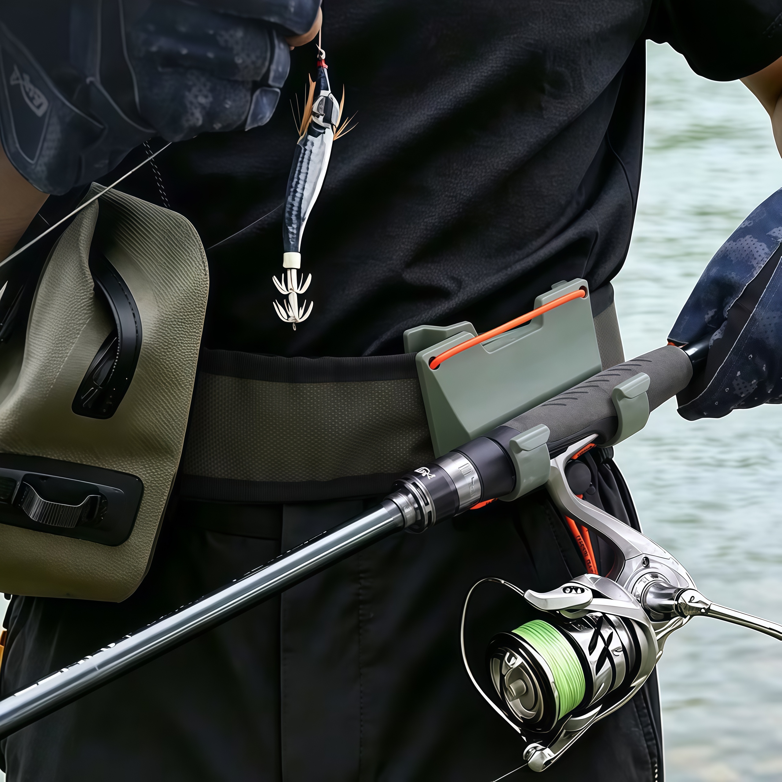 DEUKIO Outdoor Belt Clip Rod H - Fly Reel avis et prix