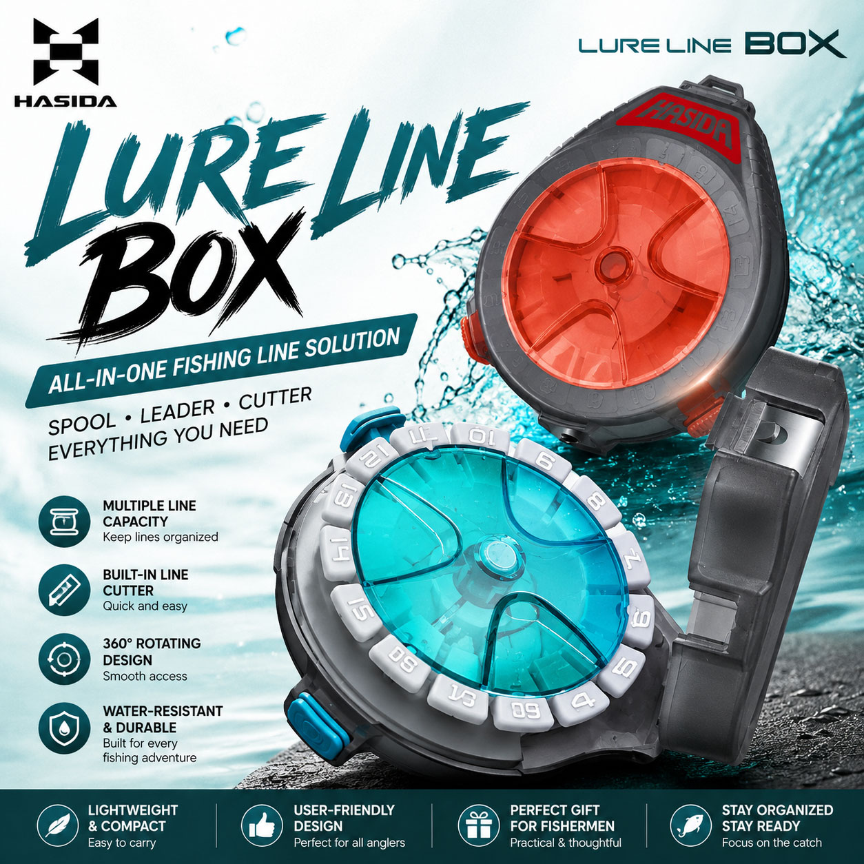 HASIDA Sub Line Box Fishing Ta - Spinning Reel avis et prix