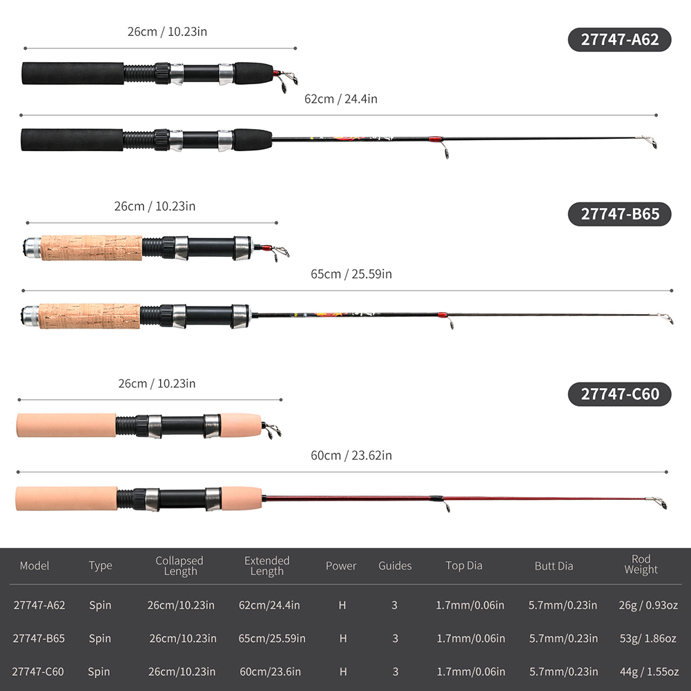 1 Set Fishing Rod With Fishing - Ice Fishing Reel avis et prix