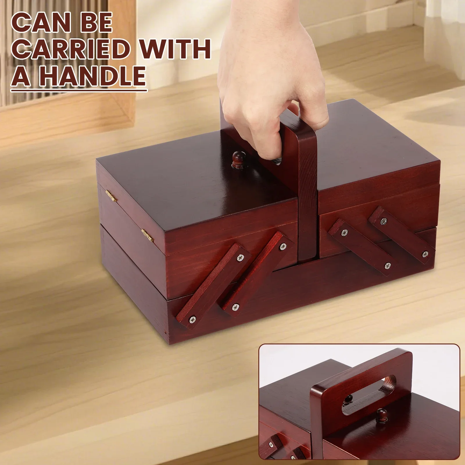 Expandable Sewing Thread Box W - Reel Case avis et prix