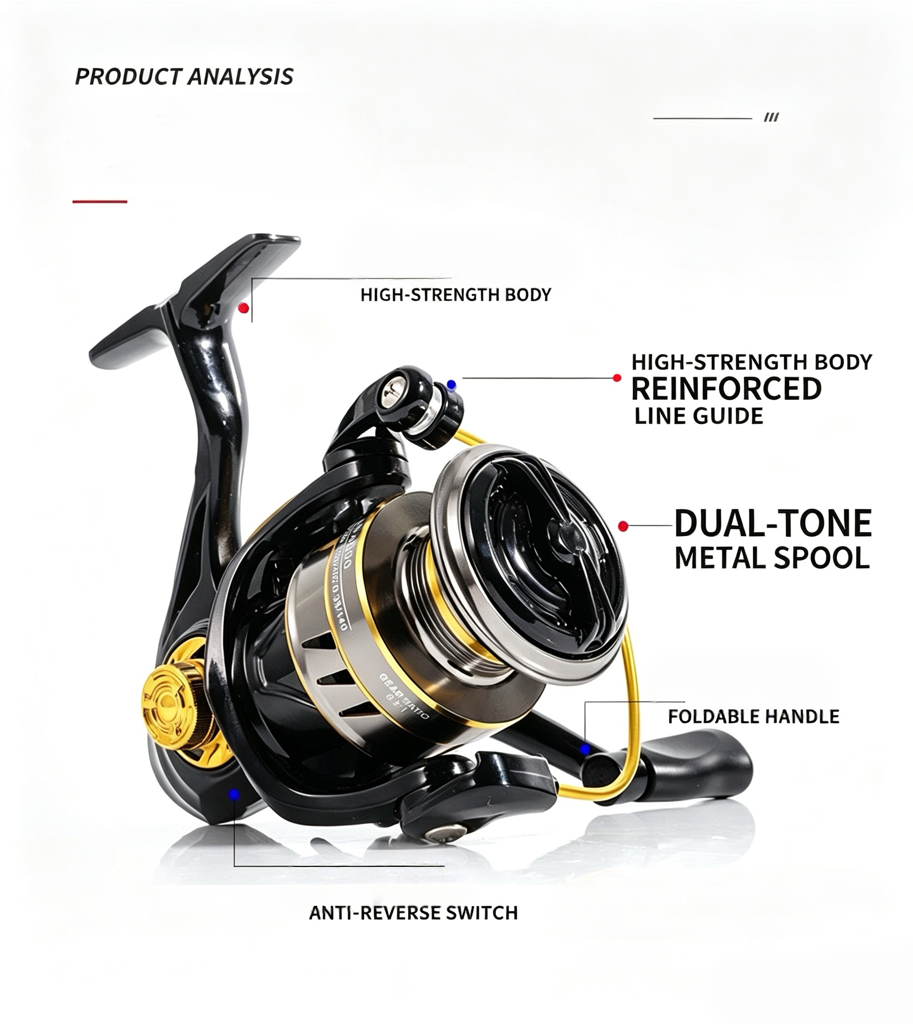 Full Metal Spinning Reel, Long - Spinning Reel avis et prix